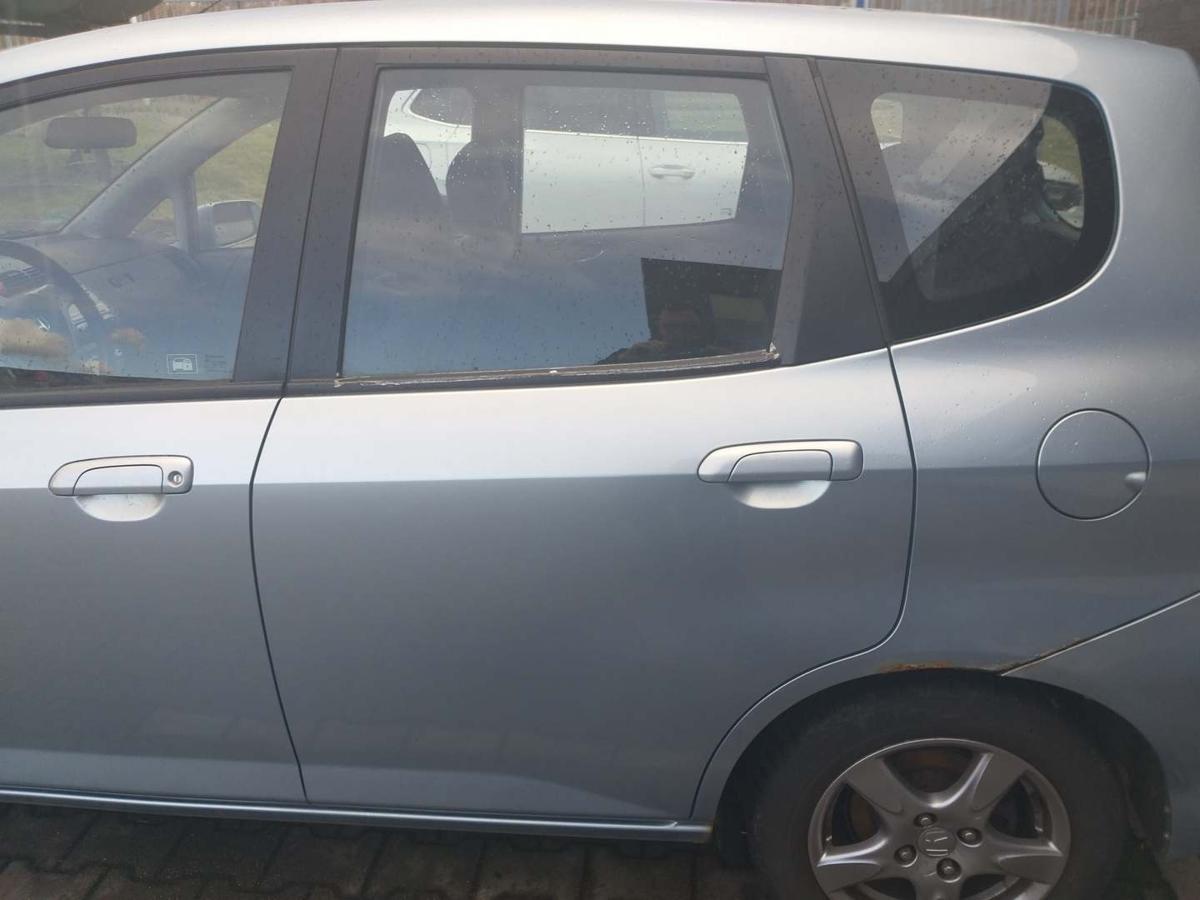 Honda Jazz GD original T&uuml;r hinten links Hellblaumetallic Rohbau Bj.2008